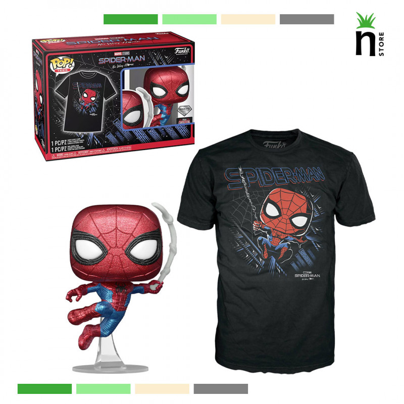 FUNKO POP SPIDER-MAN TEE BUNDLE - TEE + FUNKO POP