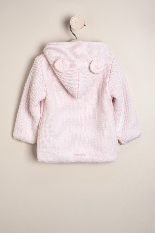 campera forrada con pielcita rosa