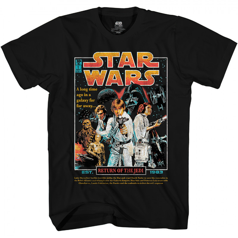 REMERA STAR WARS RETURN OF THE JEDI MOVIE POSTER