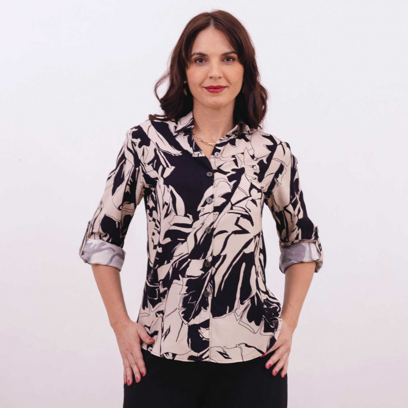 Blusa Estampada Mangas Largas Cod. 7230187