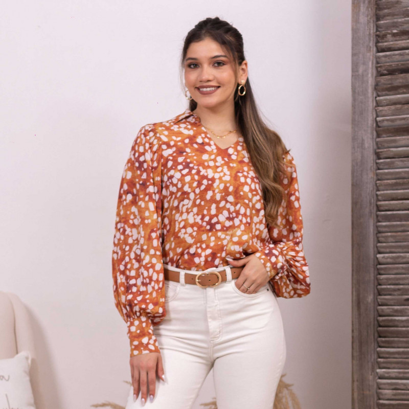 Blusa Estampada Mangas Largas Cod. 7230142