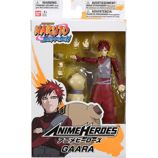 BANDAI NARUTO SHIPPUDEN ANIME HEROES - GAARA