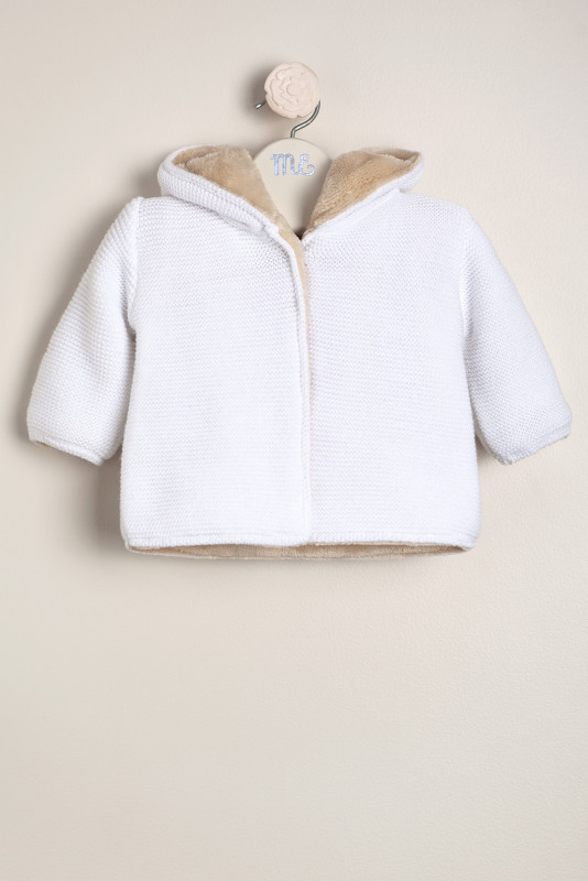 campera forrada con pielcita blanco