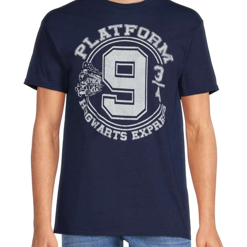 REMERA HARRY POTTER PLATFORM 9 3/4 BLUE