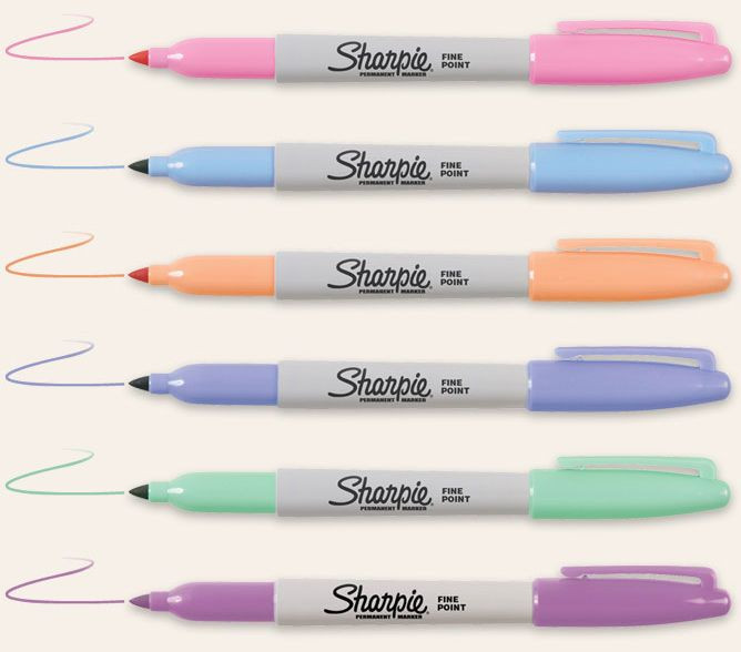 SHARPIE PUNTA FINA PASTEL X8