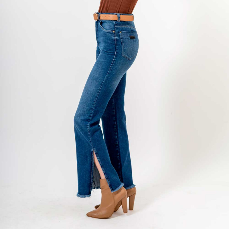 Pantalón Straight Jeans c/ tajo Cod. 1230196