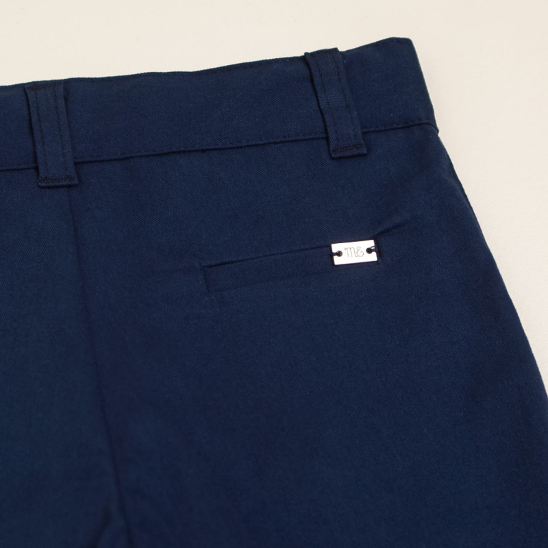 pantalon de gabardina azul