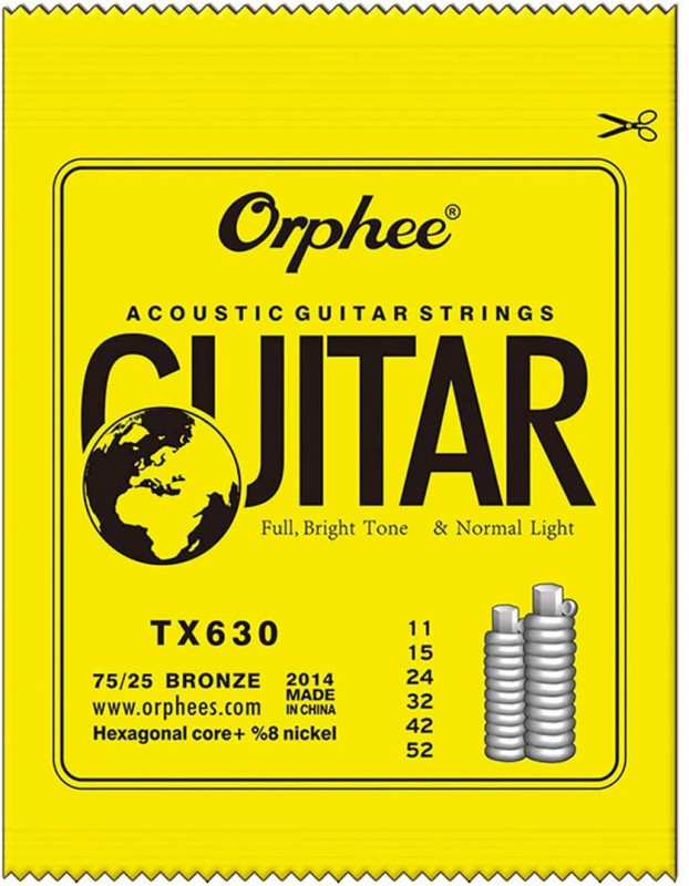 Cuerda para guitarra acústica Orphee