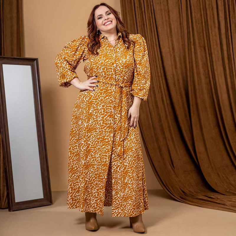 Vestido Camisero Estampado SHAPE Cod. 7230220