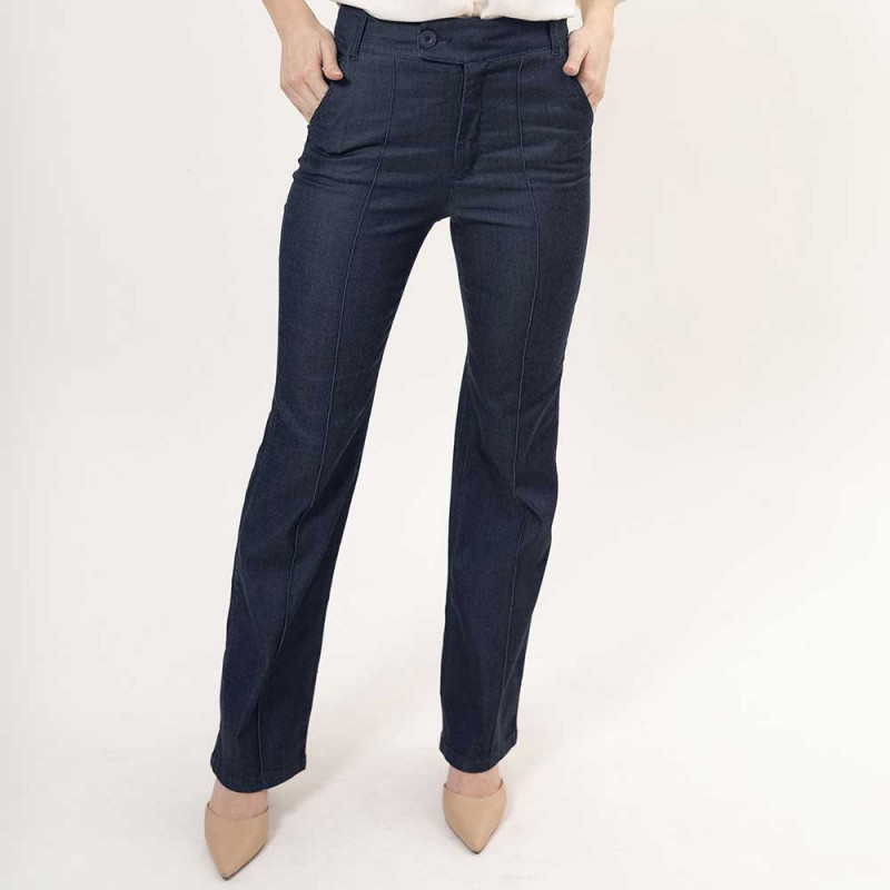 Pantalón Jeans Pata Recta Cod. 1230273