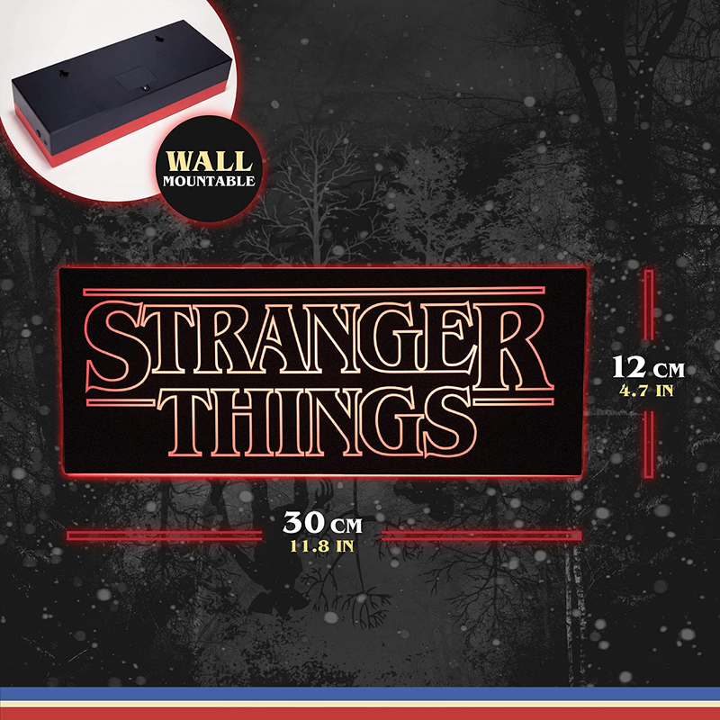 STRANGER THINGS LOGO LIGHT