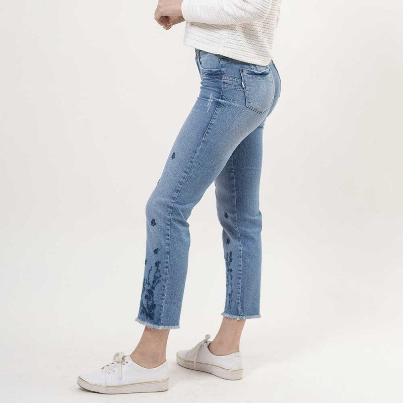 Cropped Jeans c/ Bordado Cod. 1220250A