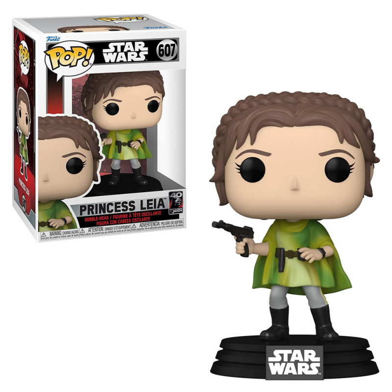 FUNKO POP STAR WARS: RETURN OF THE JEDI 40TH ANNIVERSARY - PRINCESS LEIA (BOUNTY HUNTER) 607