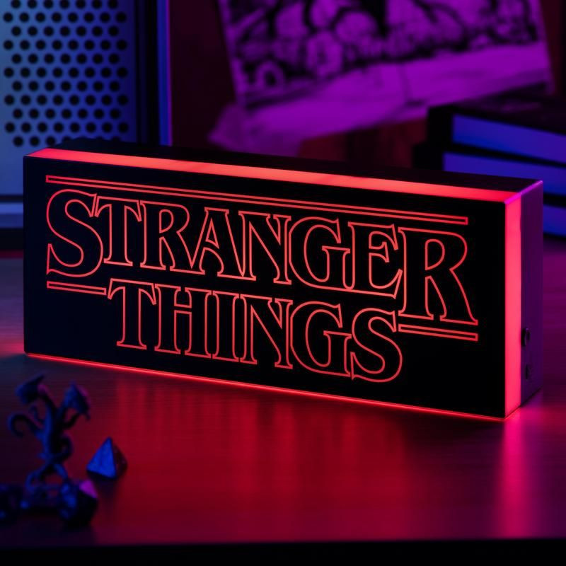 STRANGER THINGS LOGO LIGHT