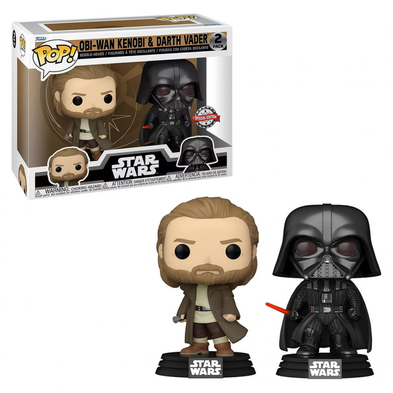 FUNKO POP 2-PACK STAR WARS EXCLUSIVE - OBI-WAN KENOBI & DARTH VADER