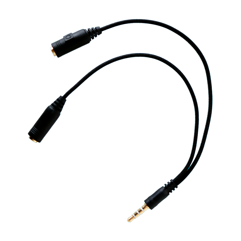 Divisor de audio (microfono y auricular) havit