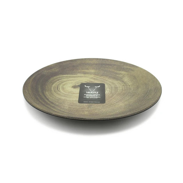 Plato Wayu bamboo mediano 8"