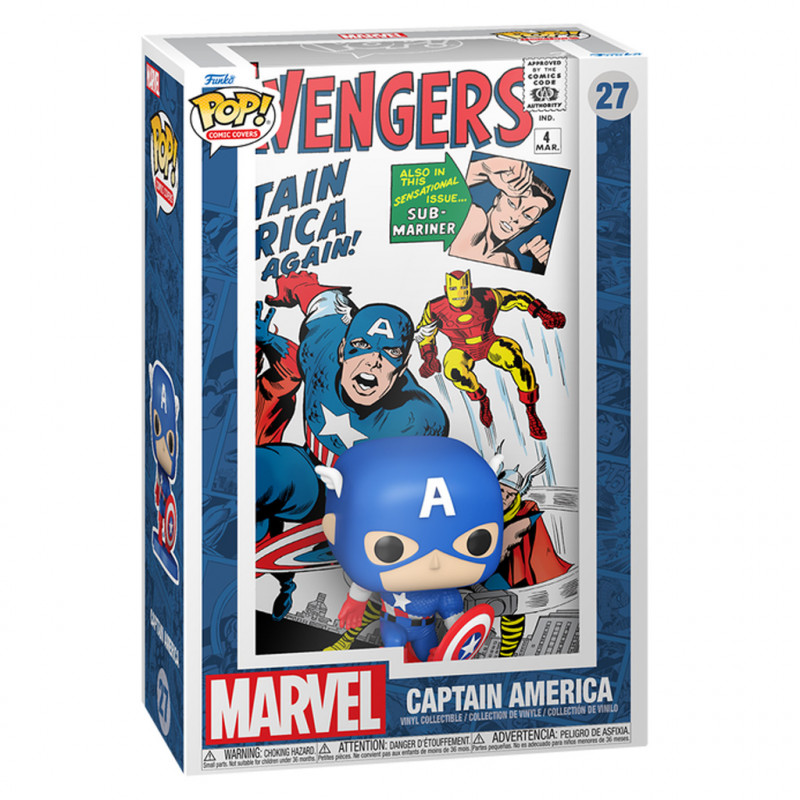 FUNKO POP COMIC COVERS MARVEL - CAPTAIN AMERICA 27