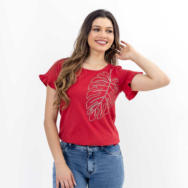 Remera con Volados Cod. 223072-1