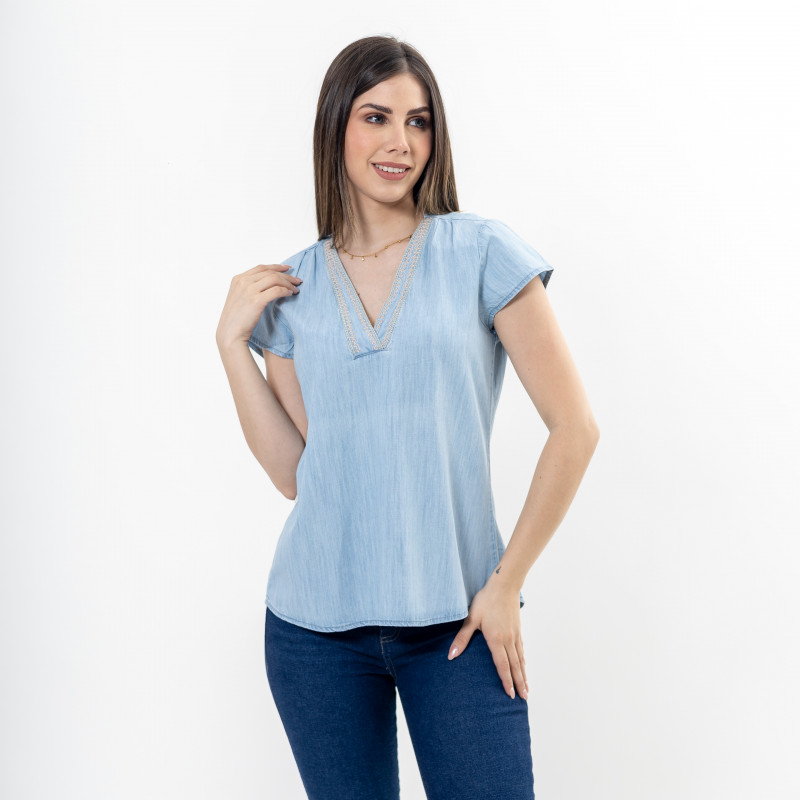 Blusa Jeans Cod. 1210496