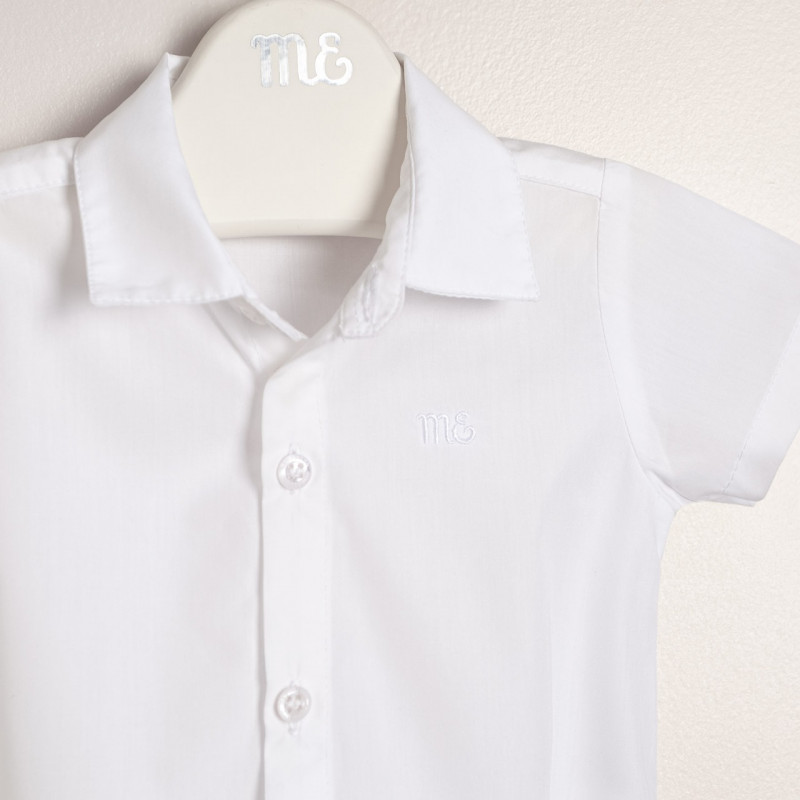 body camisa de poplin blanco