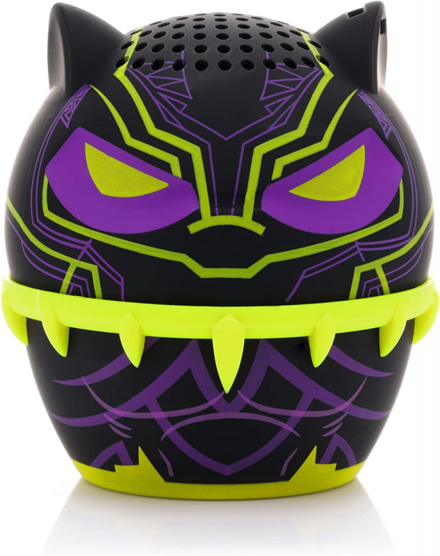 SPEAKER BITTY BOOMERS MARVEL - BLACK PANTHER BLACK LIGHT