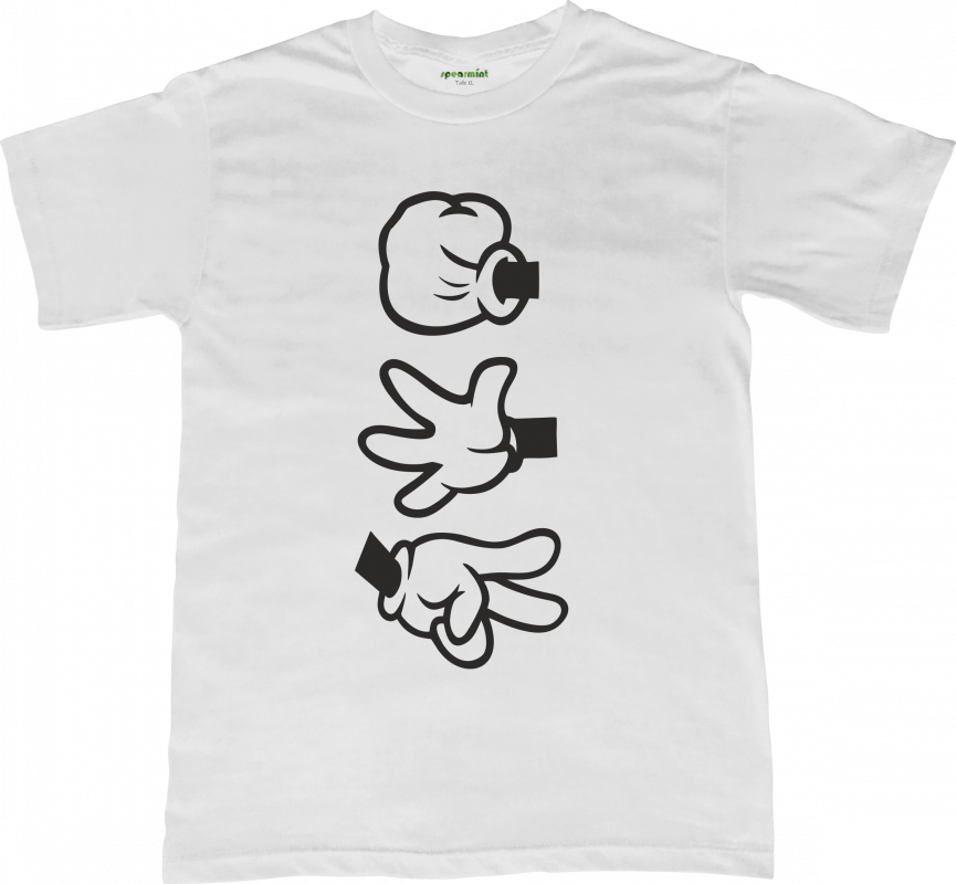 Mickey Piedra Papel Tijeras - Unisex