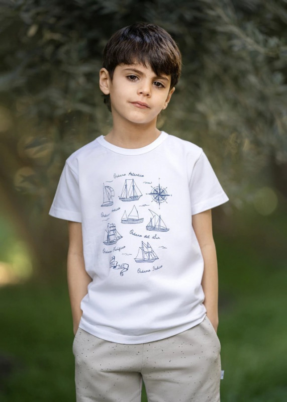 remera estampada nautica