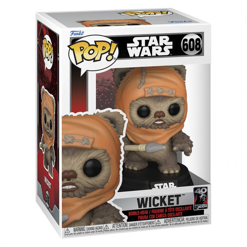 FUNKO POP STAR WARS: RETURN OF THE JEDI 40TH ANNIVERSARY - WICKET 608