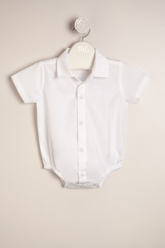 body camisa de poplin blanco