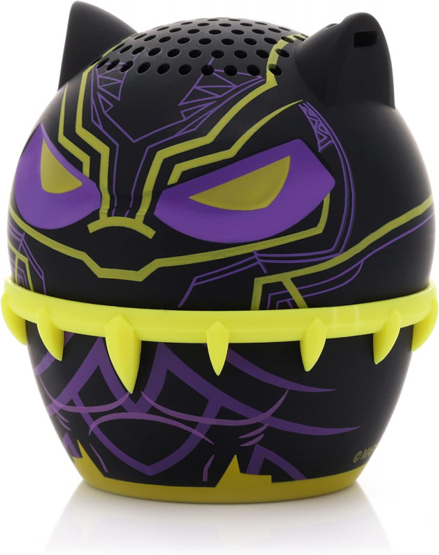 SPEAKER BITTY BOOMERS MARVEL - BLACK PANTHER BLACK LIGHT