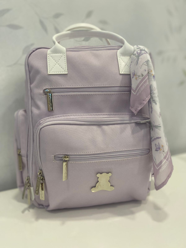 mochila urban baby cuna lavanda