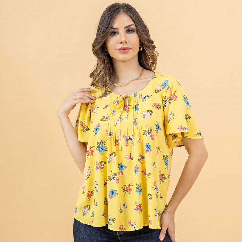 Blusa Estampada Mangas Cortas Cod. 7230488