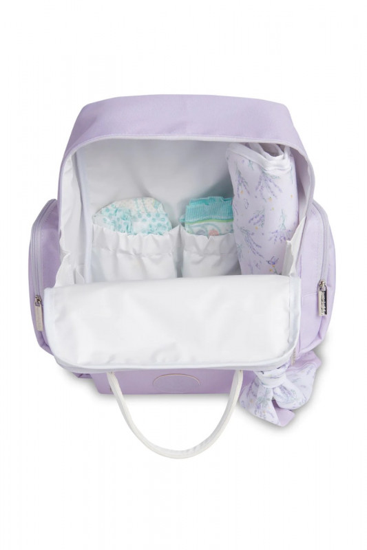 mochila urban baby cuna lavanda