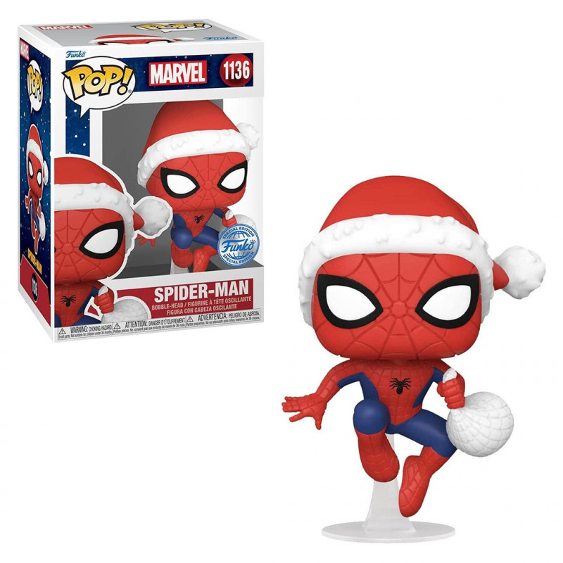 FUNKO POP MARVEL  - SPIDER-MAN IN HAT 1136 *SPECIAL EDITION*