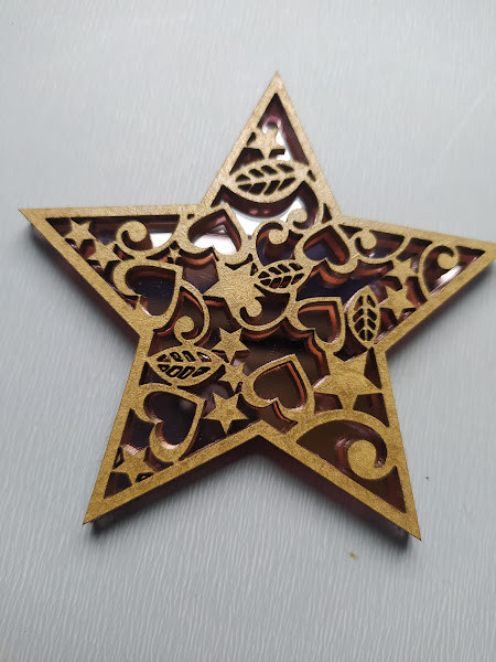 Ornamentos Navideños en MDF con Acrilico