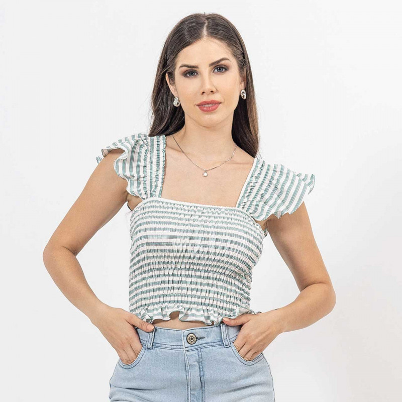 Crop top engomado Cod. 7210307