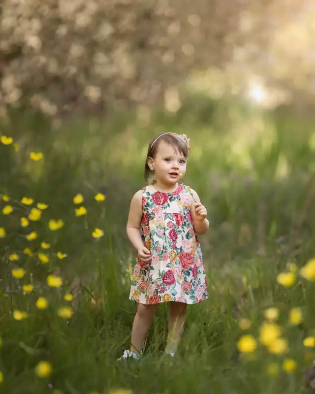 vestido estampa roses