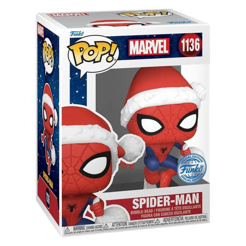 FUNKO POP MARVEL  - SPIDER-MAN IN HAT 1136 *SPECIAL EDITION*