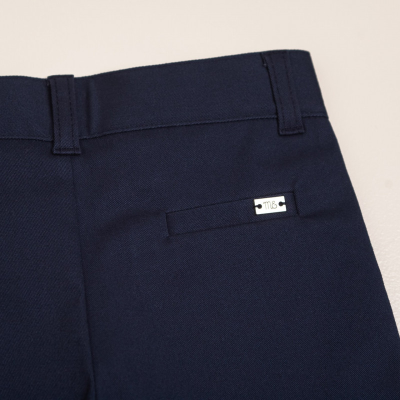 bermuda de gabardina calvin azul