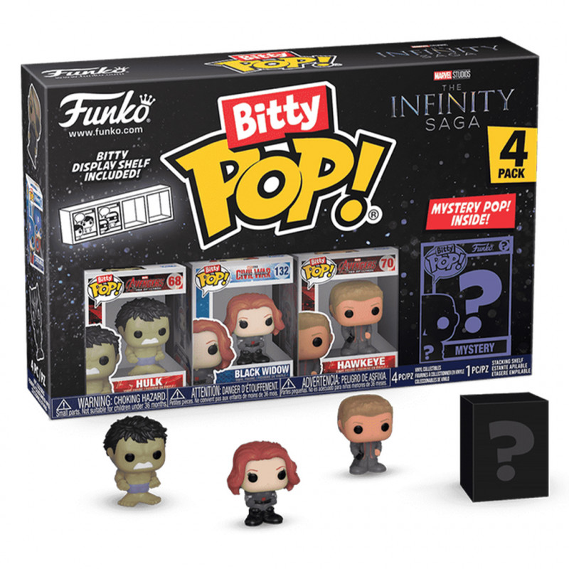 FUNKO BITTY POP MARVEL 4-PACK - HULK