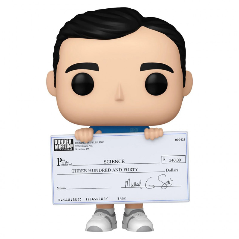 FUNKO POP THE OFFICE MICHAEL WITH CHECK 1395