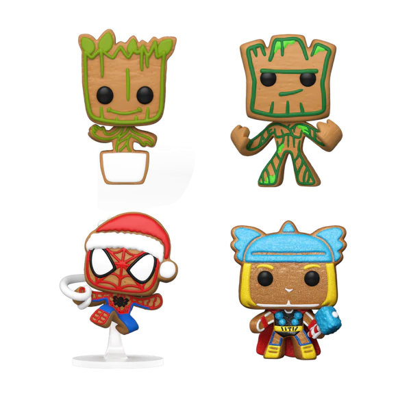 FUNKO POP POCKET MARVEL HAPPY HOLIDAYS 4-PACK