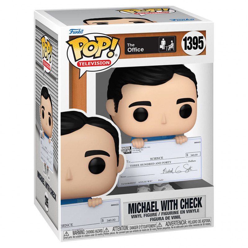 FUNKO POP THE OFFICE MICHAEL WITH CHECK 1395