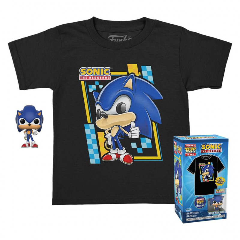 FUNKO POP POCKET + TEE SONIC KIDS