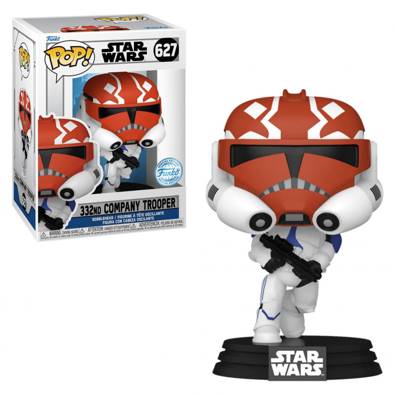 FUNKO POP STAR WARS:AHSOKA EXCLUSIVE - 332ND COMPANY TROOPER 627