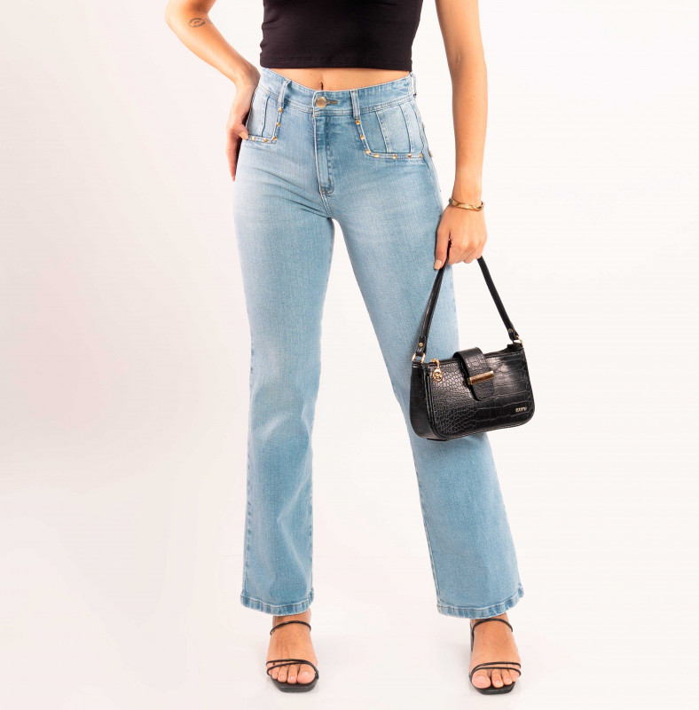 Pantalon Straight Jeans Cod.1230548