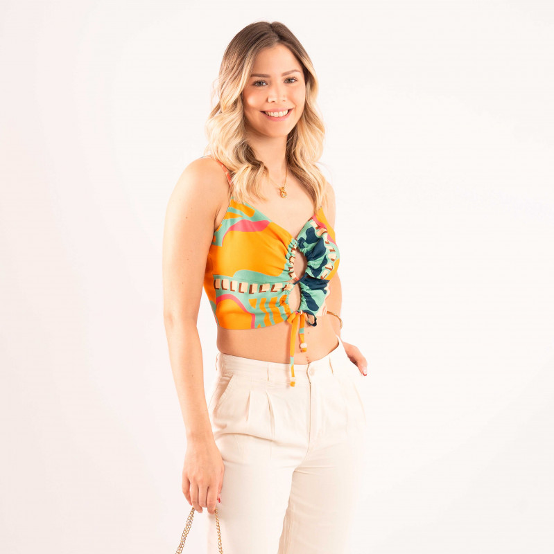 Top Estampado Con Tirante Cod.223791