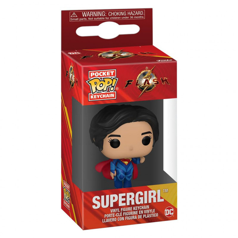 FUNKO POP KEYCHAIN THE FLASH - SUPERGIRL