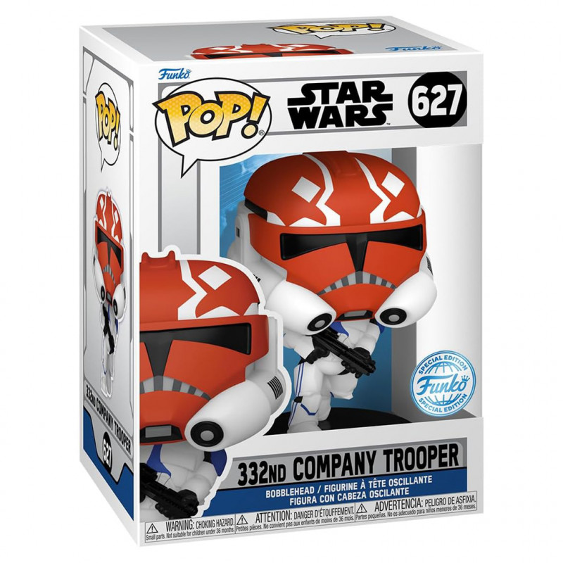 FUNKO POP STAR WARS:AHSOKA EXCLUSIVE - 332ND COMPANY TROOPER 627